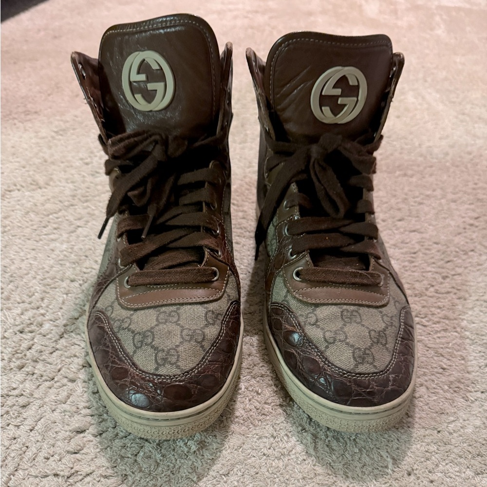 Authentic Gucci High Top Shoes
